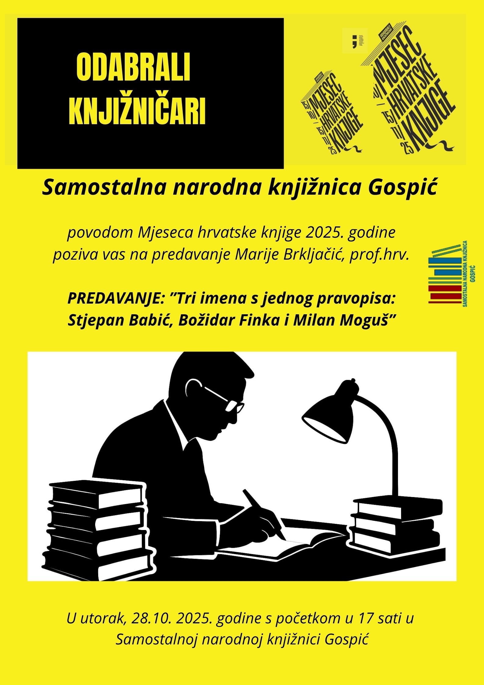 Pročitajte više o članku Predavanje “Tri imena s jednog pravopisa”  
