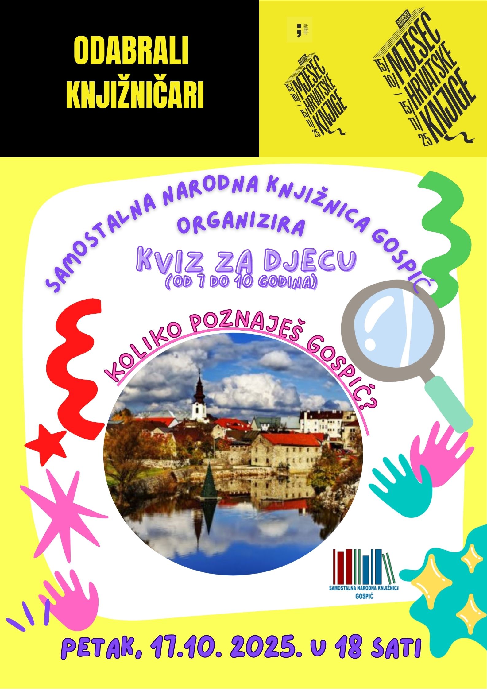 Pročitajte više o članku KVIZ ZA DJECU: “KOLIKO POZNAJEŠ GOSPIĆ?”