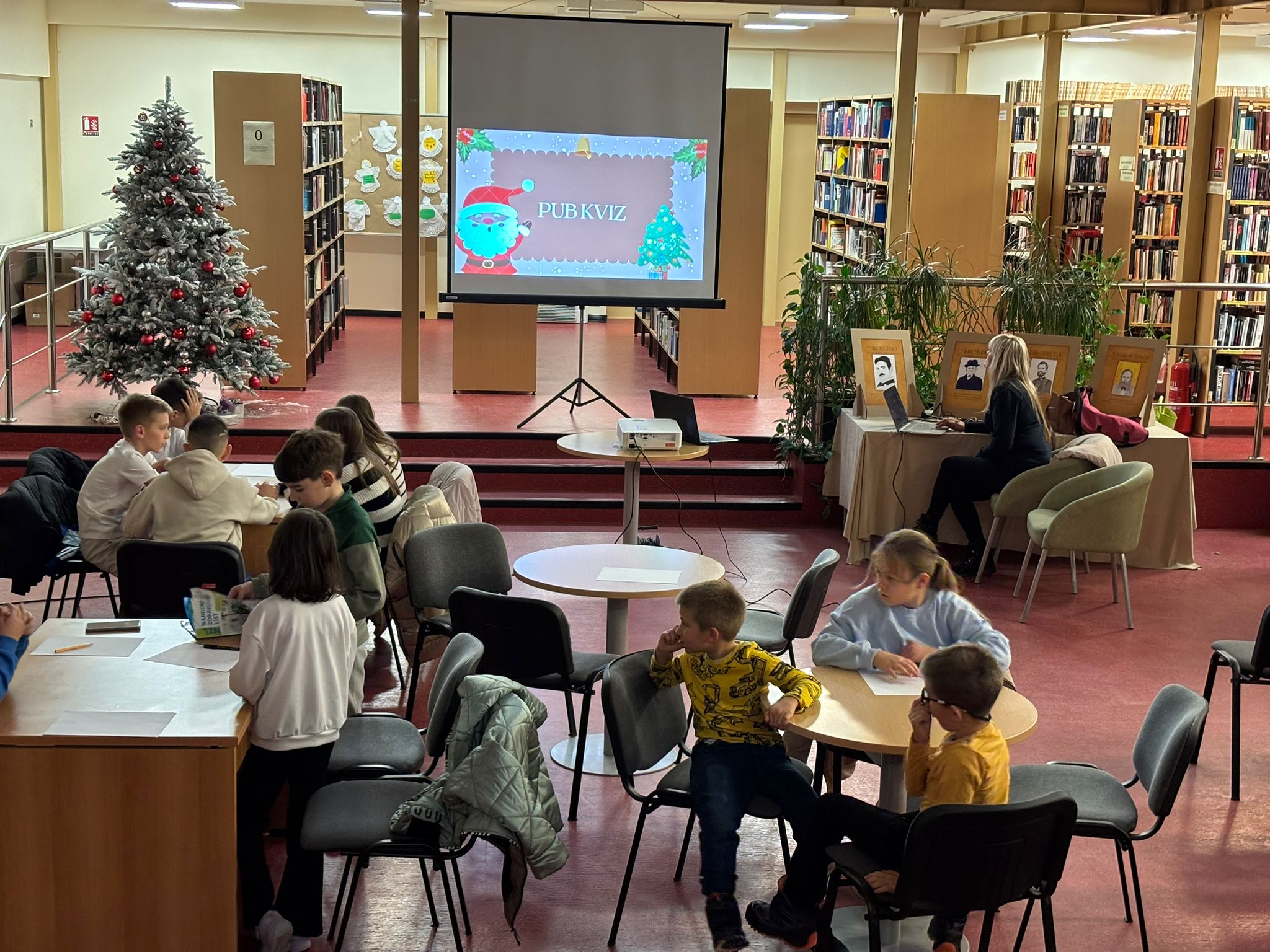 Pročitajte više o članku Božićni kviz znanja u Samostalnoj narodnoj knjižnici Gospić