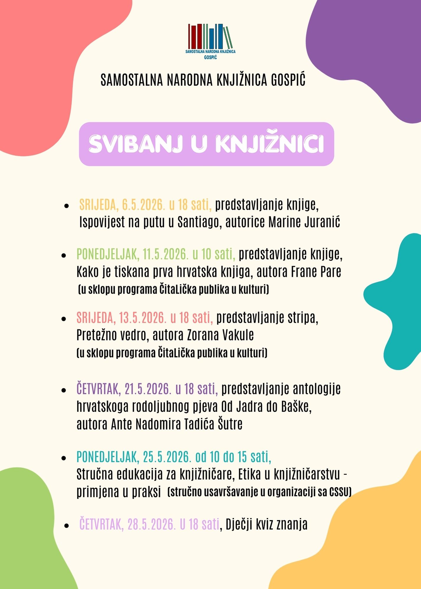 Pročitajte više o članku 📚📖 Svibanj u našoj knjižnici!😃